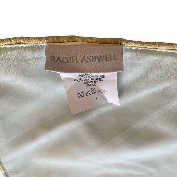 RACHEL ASHWELL Beaded Christmas Tree Bow Table Runner 16x90 Mint Green Gold NEW - Picture 11 of 16